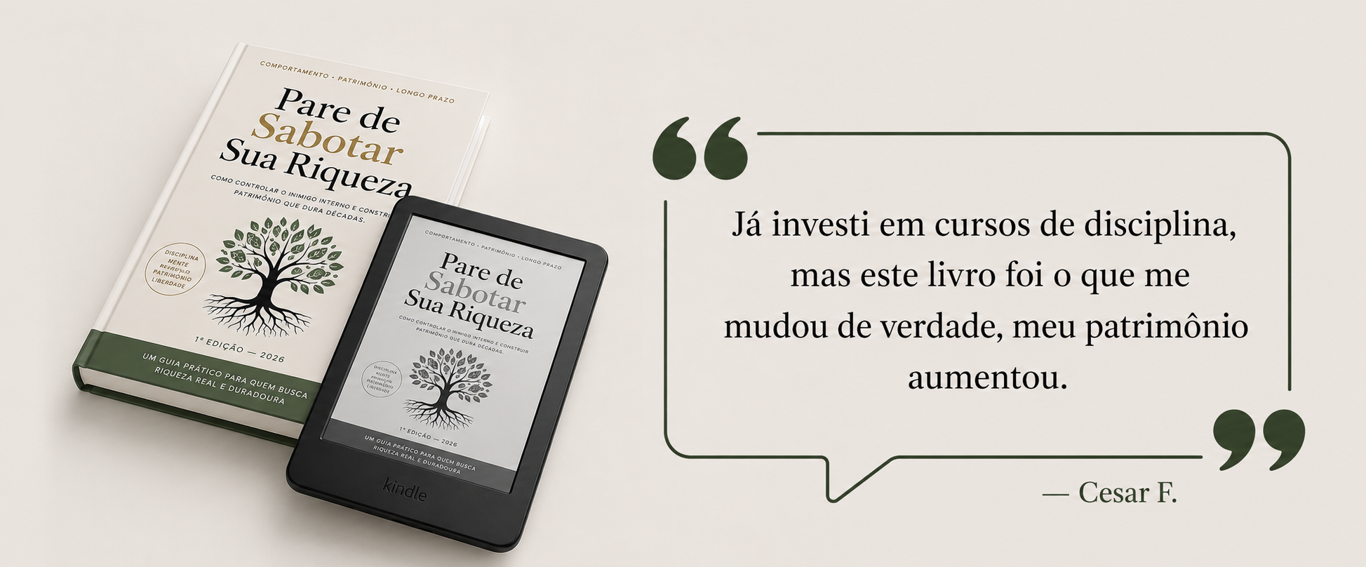 Ebook Pare de Sabotar Sua Riqueza em versão impressa e em leitor digital